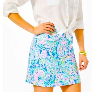Lilly Pulitzer Jonas Skort in Multi Dream Team size 10 NWT